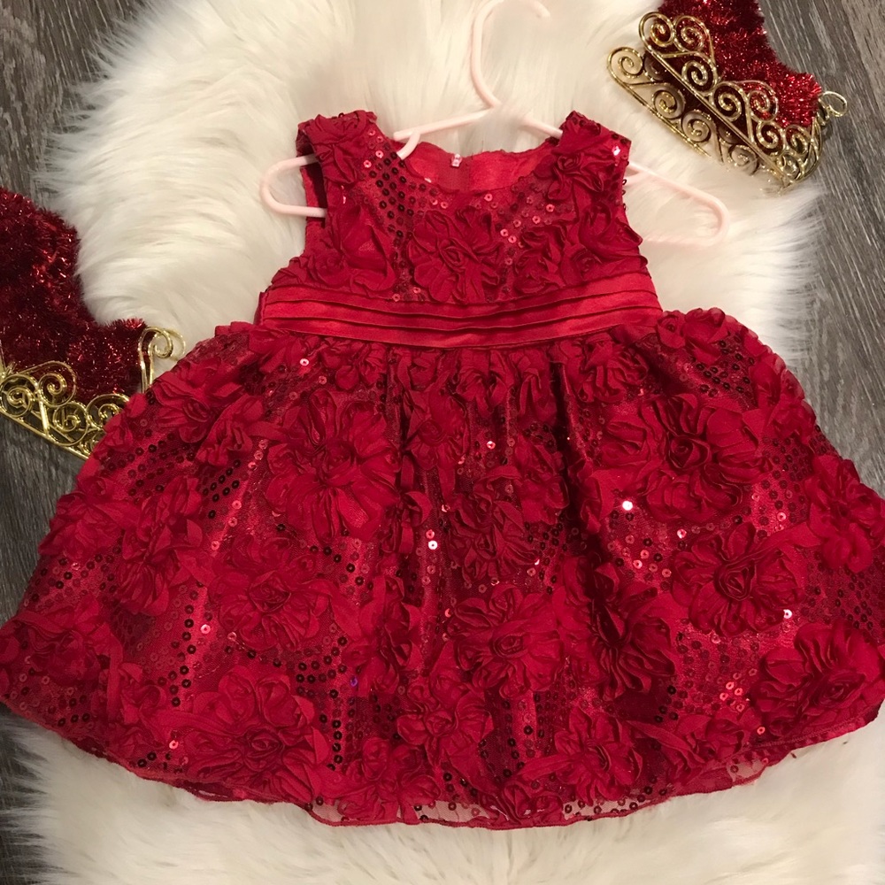 💕5 for $25💕American Princess Red sparkle dress